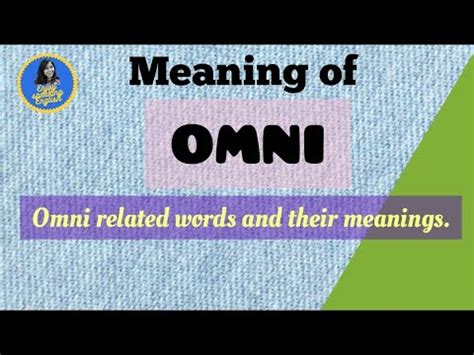 another word for omni.